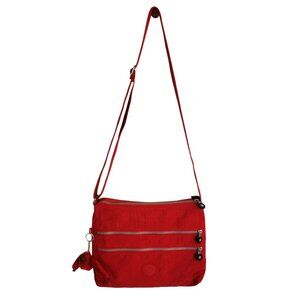 Kipling Red Alvar Crossbody Bag